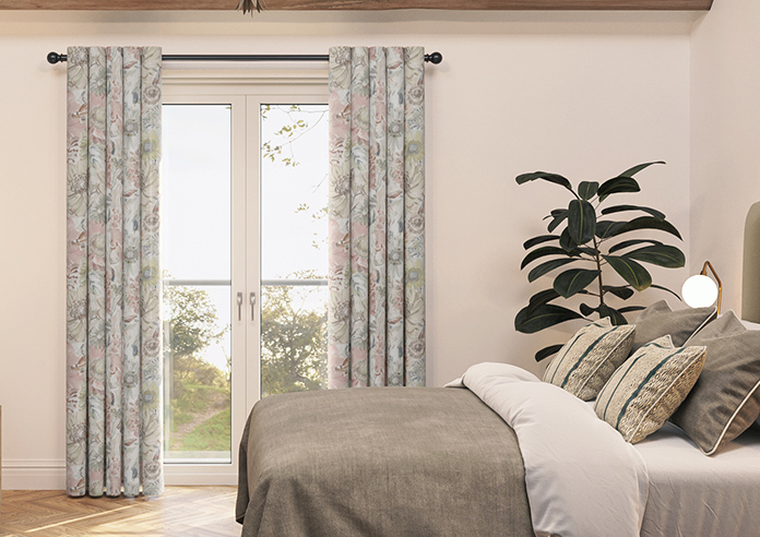 Spring Garden, Dusky Rose - Made to Measure Curtains - Image 3